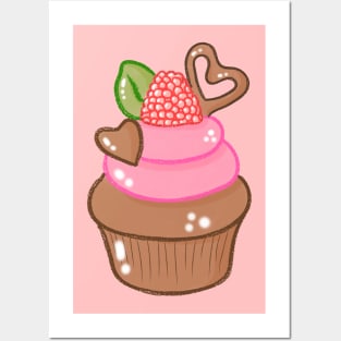 Kawaii Cupcake Posters and Art